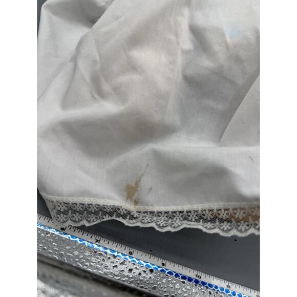 Vintage 1984 Cabbage Patch Kids Baby Doll Blue Eyes Christening Gown - Picture 6 of 6